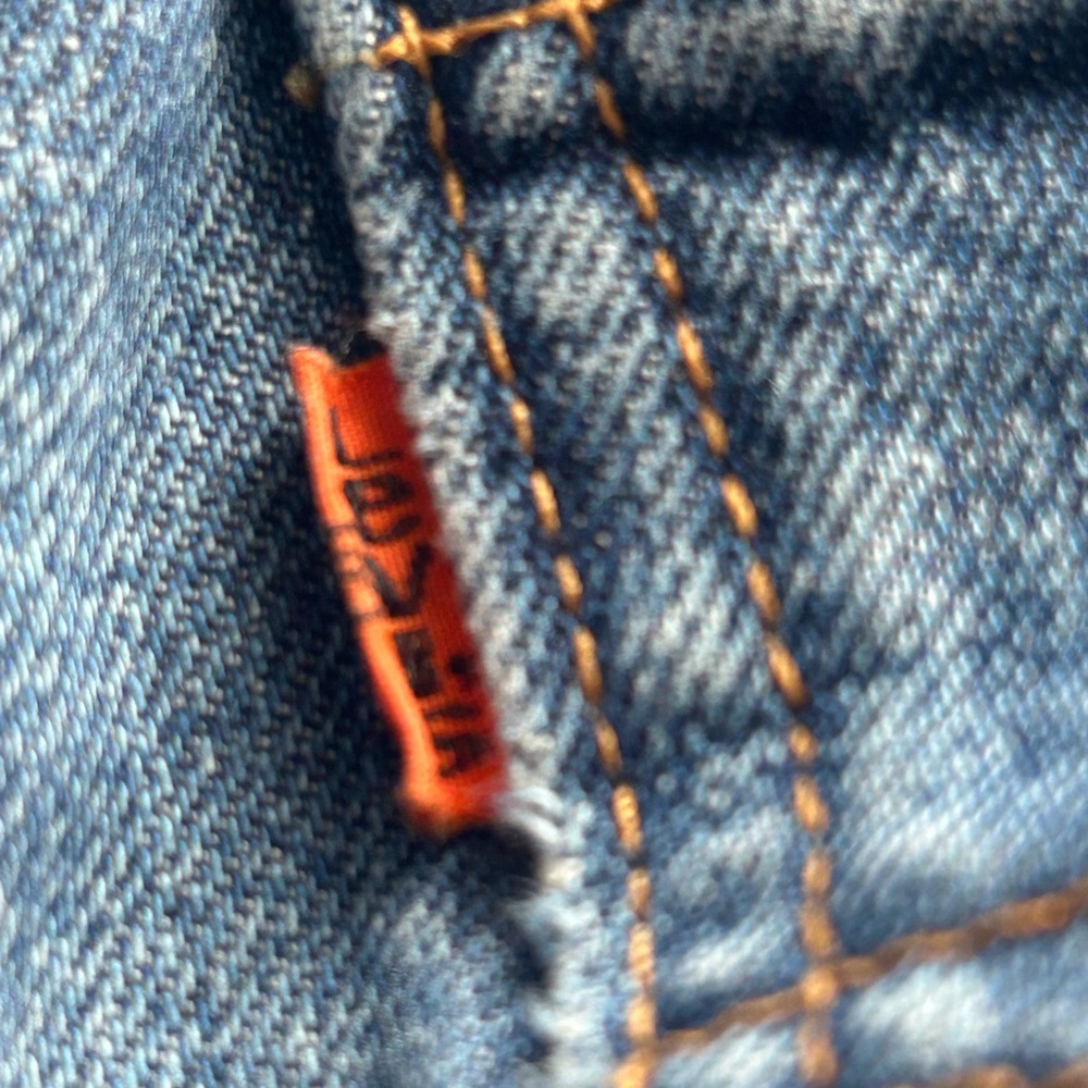 Vintage Levi’s 609 Orange Tab Jeans W29 L32 1988 High‎ Rise Tapered - Picture 6 of 12